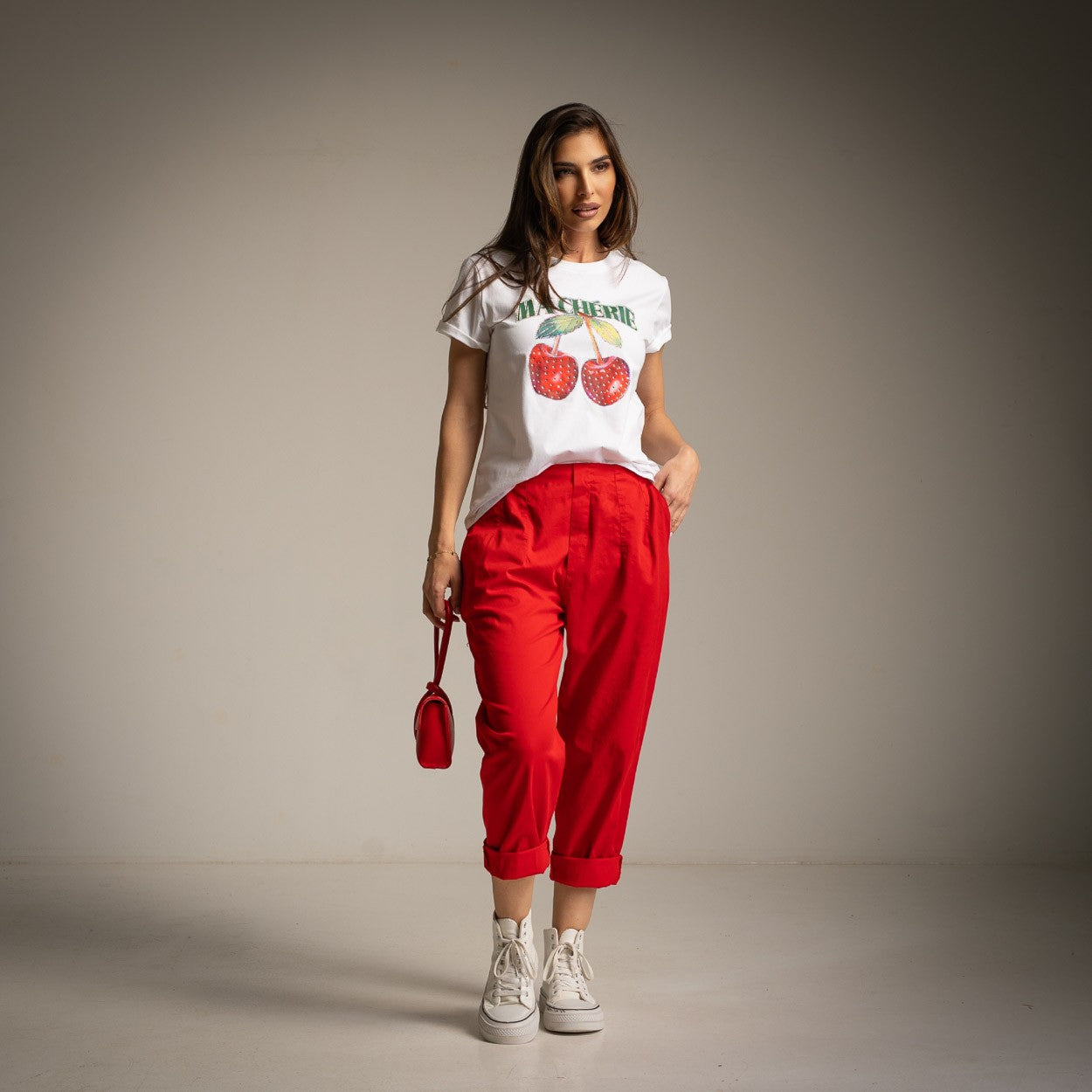 CALÇA ALBNS BAGGY COM BOLSO FRANCÊS - Carla Valente