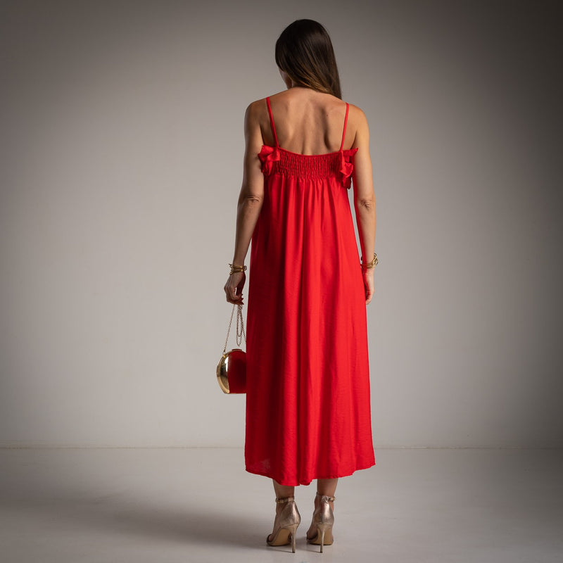 VESTIDO ALBNS FLORES 3D - Carla Valente