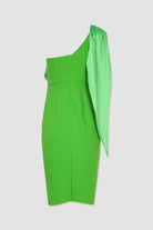 VESTIDO FERRACHE C/DRAPEADO ACETINADO - Carla Valente