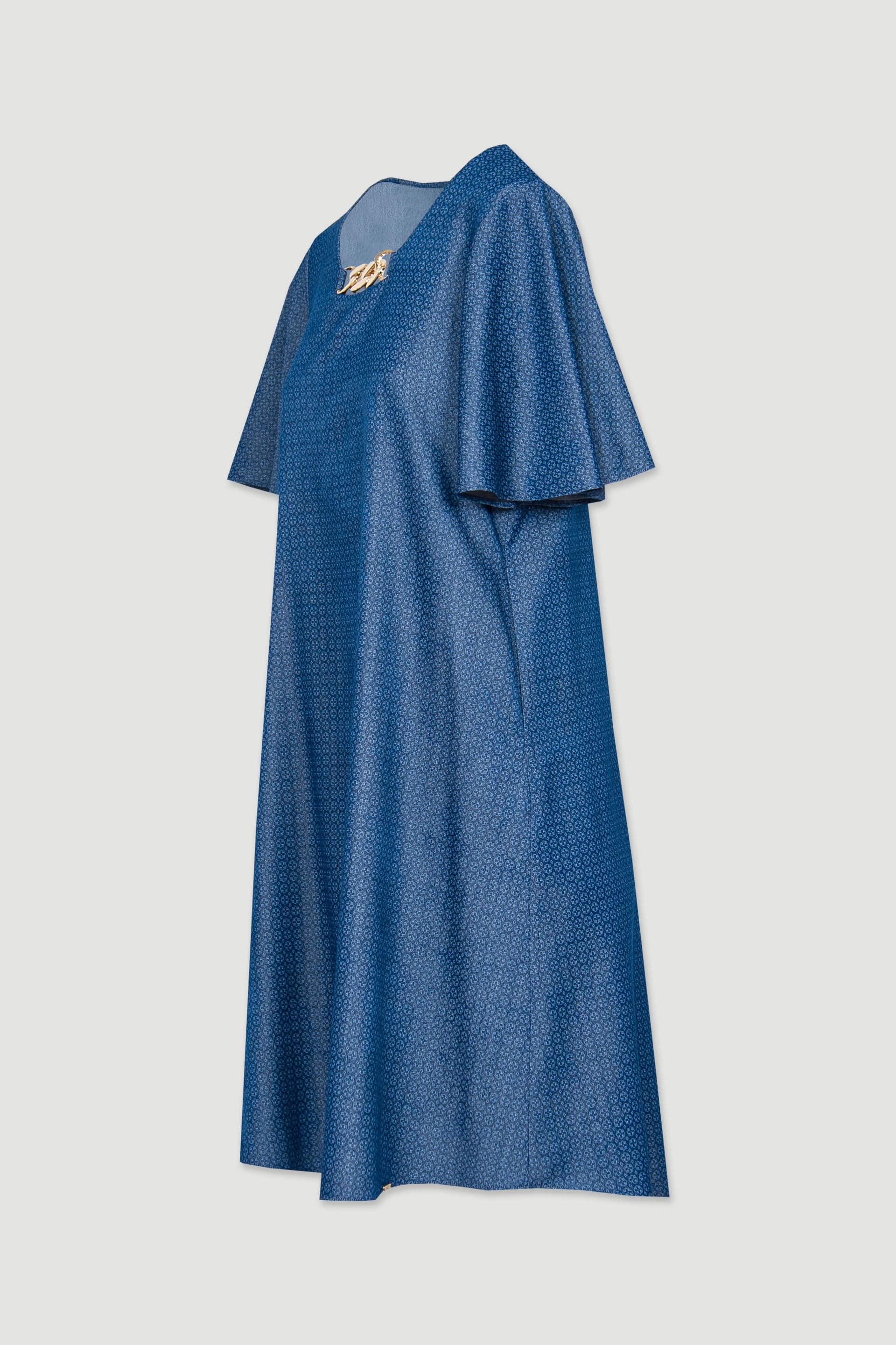 VESTIDO FERRACHE GANGA DEC CORRETE METÁLICA - Carla Valente