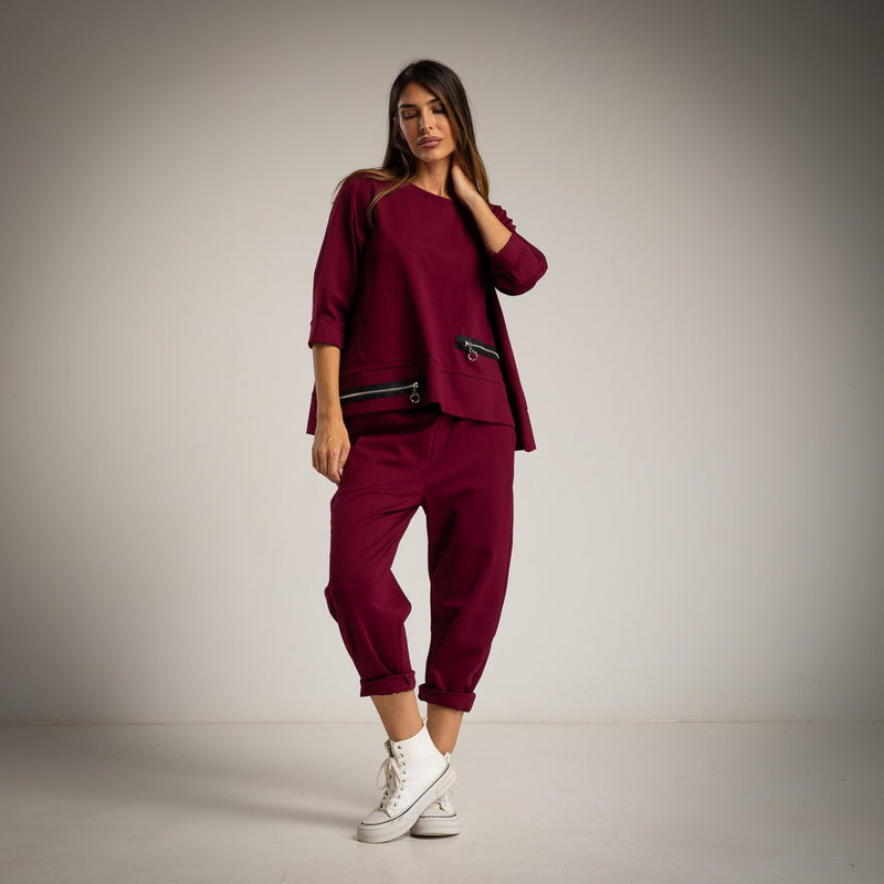 CAMISETA ALBNS ZIPERS BOLSOS - Carla Valente