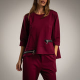 CAMISETA ALBNS ZIPERS BOLSOS - Carla Valente