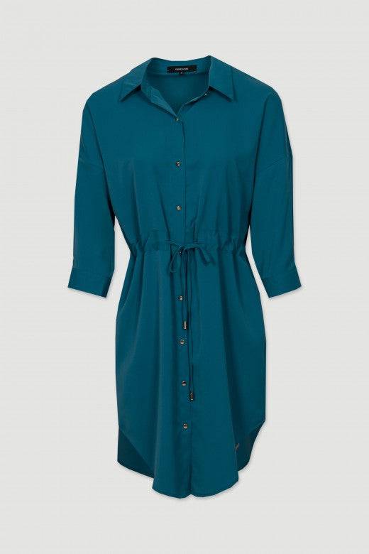VESTIDO FERRACHE CAMISEIRO CURTO - Carla Valente