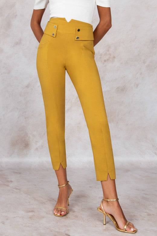 CALÇA FERRACHE CLÁSSICA C/BOTÕES - Carla Valente