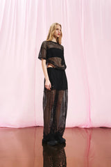 PANTALONA VDR EM MALHA DE REDE - Carla Valente