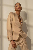 BLAZER FERRACHE CLÁSSICO DE RISCAS - Carla Valente