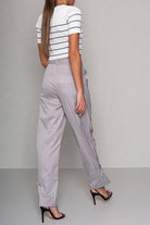 CALÇA FERRACHE WIDE LEG C/RISCAS DIPLOMS - Carla Valente