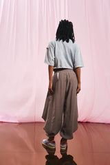 T-SHIRT VDR CROPPED SLOGAN LOVE POPCORN - Carla Valente