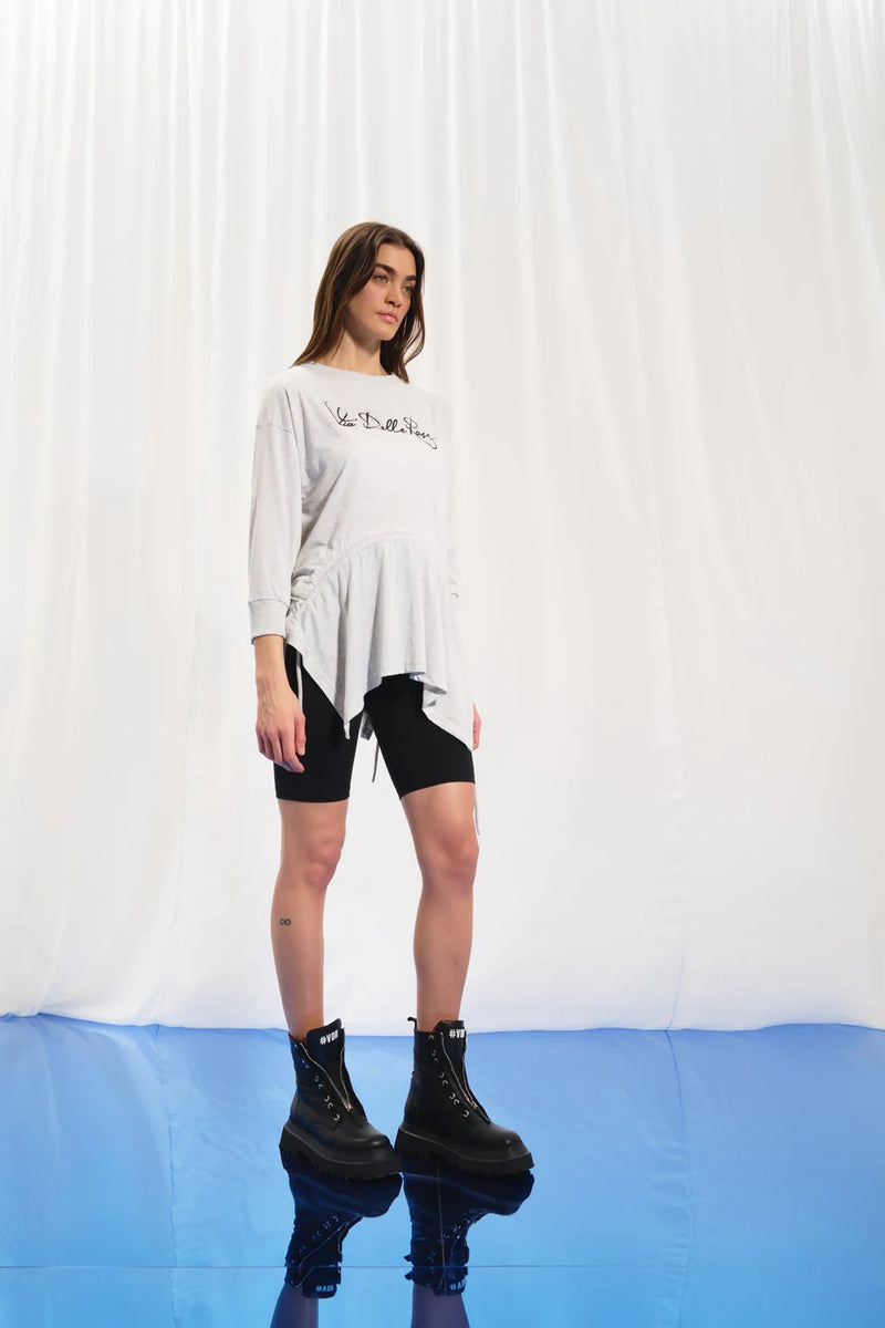 SWEATSHIRT VDR DE PELÚCIA MESCLADA - Carla Valente