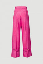 CALÇA FERRACHE WIDE LEG C/RISCAS DIPLOMS - Carla Valente