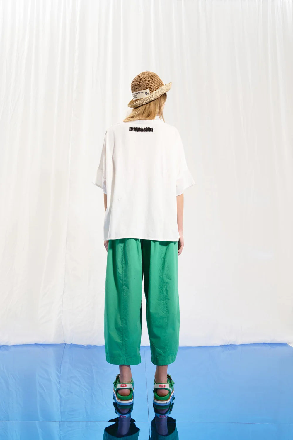 CALÇA VDR BAGGY POPELINE - Carla Valente