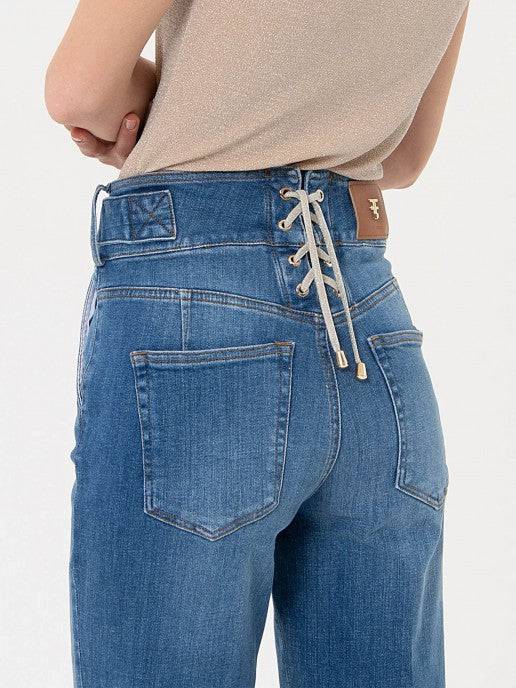 CALÇA FRACOMINA CARROT BOTÕES  DOURADOS - Carla Valente