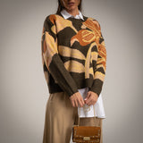 SWEATER ALBNS LUREX FLOWER - Carla Valente