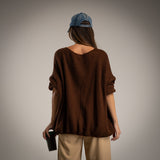 SWEATER ALBNS OVERSIZE C/BOLSO GANGA - Carla Valente