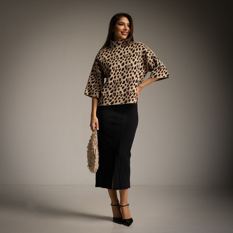 CAMISOLA ALBNS ANIMAL PRINT - Carla Valente