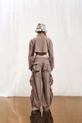 CALÇA VDR WIDE LEG CARGO - Carla Valente