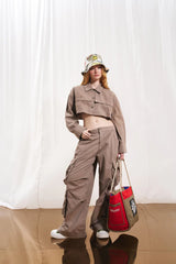 CALÇA VDR WIDE LEG CARGO - Carla Valente