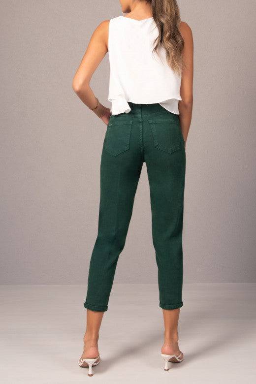 JEANS FERRACHE MOM FIT EM ALGODÃO - Carla Valente