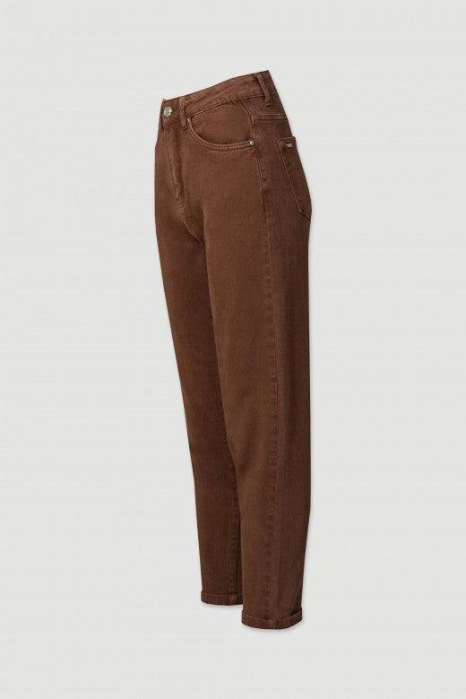 JEANS FERRACHE MOM FIT EM ALGODÃO - Carla Valente