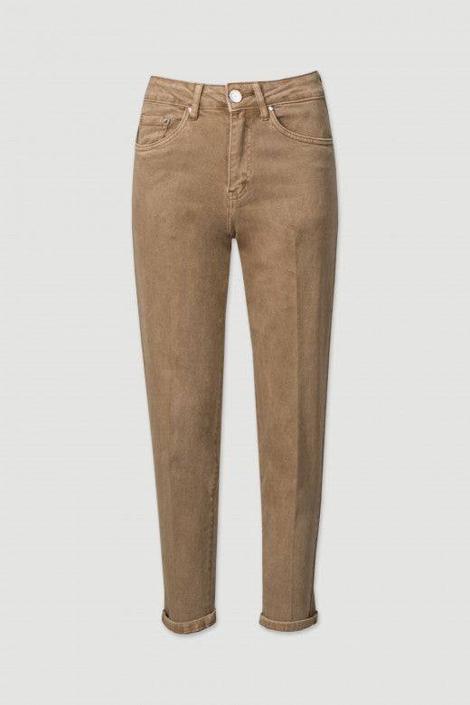 JEANS FERRACHE MOM FIT EM ALGODÃO - Carla Valente