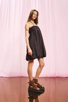 VESTIDO VDR BALÃO ALÇA FINA - Carla Valente