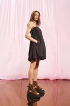 VESTIDO VDR BALÃO ALÇA FINA - Carla Valente
