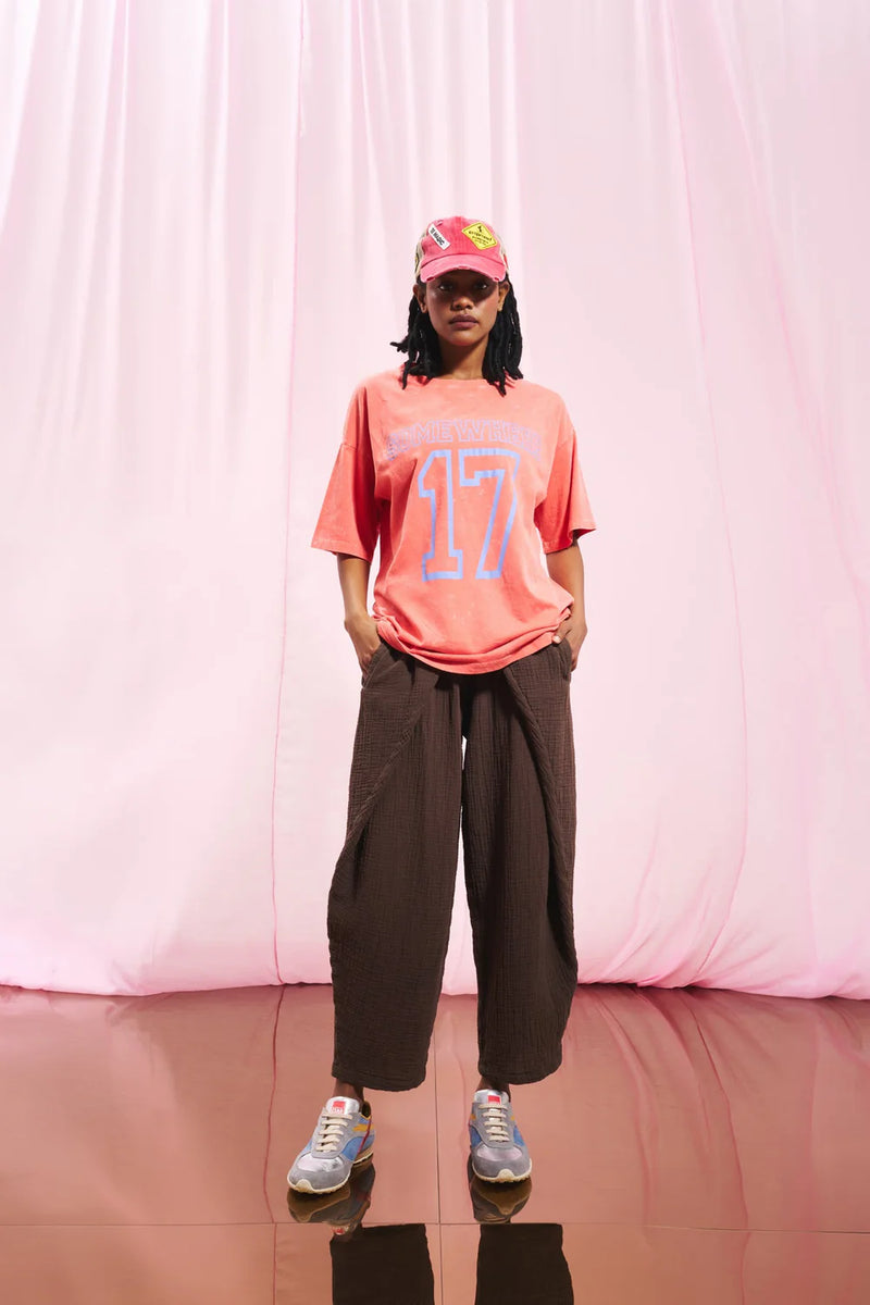 CALÇA VDR BAGGY COM FOLHO - Carla Valente