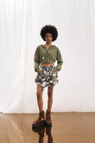 SWEATSHIRT VDR CROPPED COM ZIP - Carla Valente
