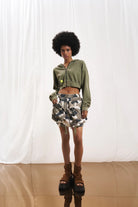 SWEATSHIRT VDR CROPPED COM ZIP - Carla Valente
