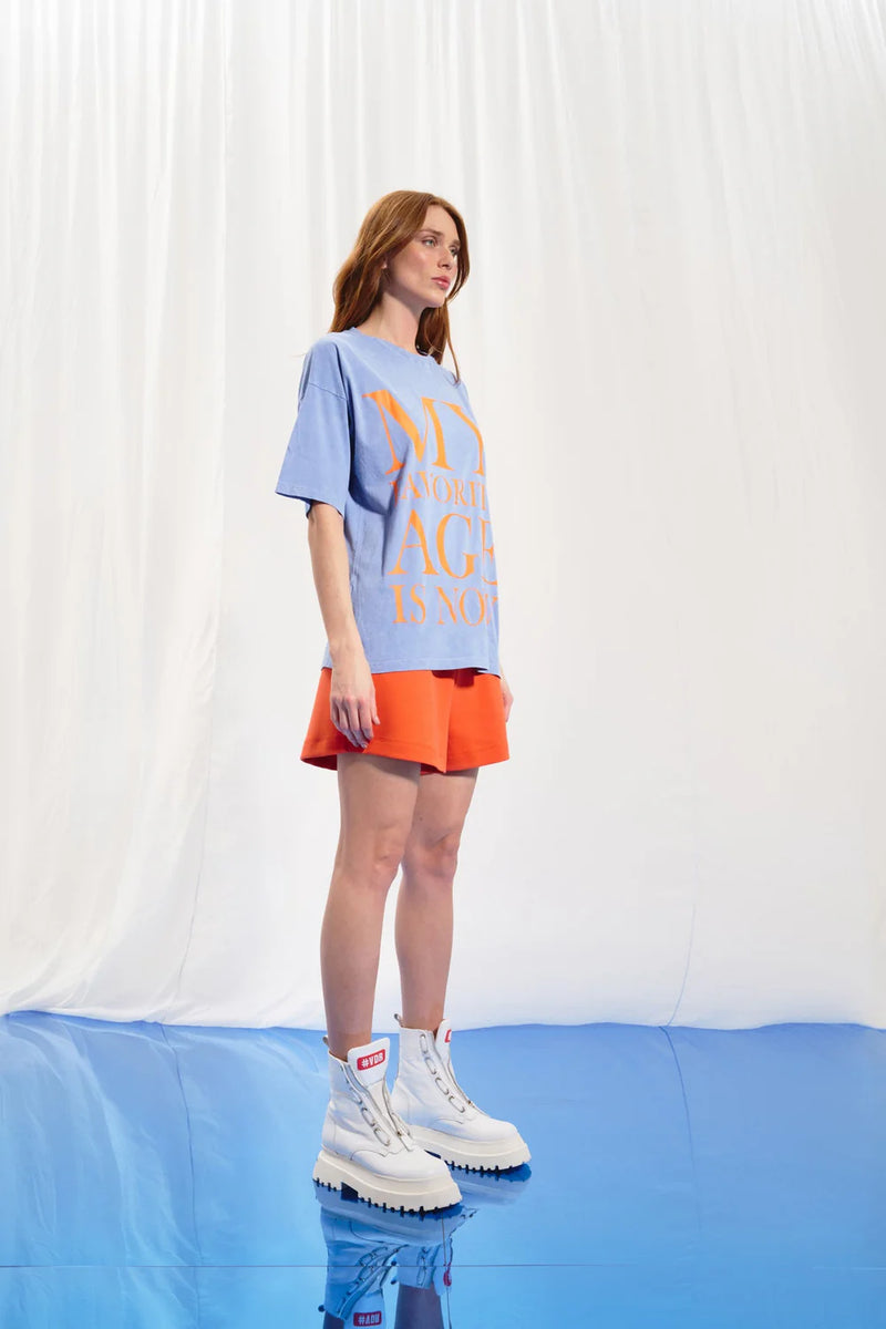 T-SHIRT VDR ESTAMPA MY FAVORITE AGE IS NOW - Carla Valente