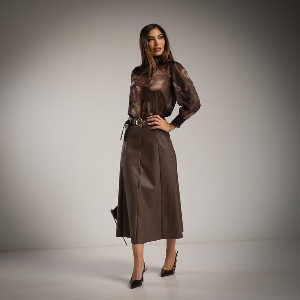 BLUSA ALBNS FLOWER LUREX - Carla Valente