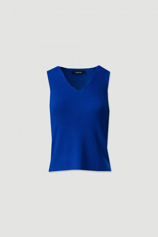 CONJUNTO FERRACHE DE MALHA : CASACO E TOP - Carla Valente