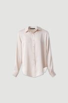 BLUSA FERRACHE ACETINADA COM COLARINHO - Carla Valente
