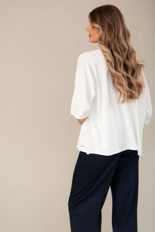 CONJUNTO FERRACHE DE MALHA : CASACO E TOP - Carla Valente