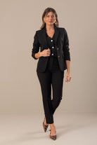 BLAZER FERRACHE CLÁSSICO CINTADO - Carla Valente