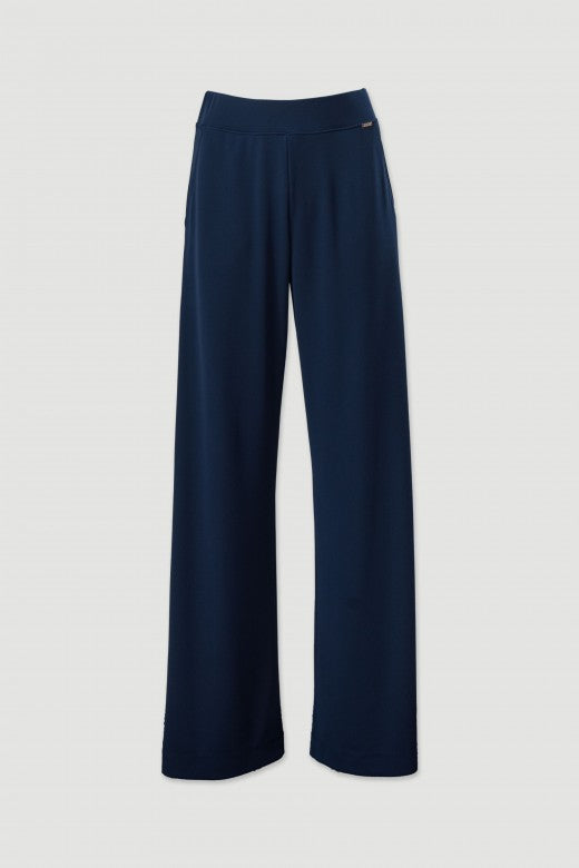 CALÇA FERRACHE WID LEG MALHA FLUÍDA - Carla Valente