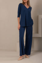 CALÇA FERRACHE WID LEG MALHA FLUÍDA - Carla Valente