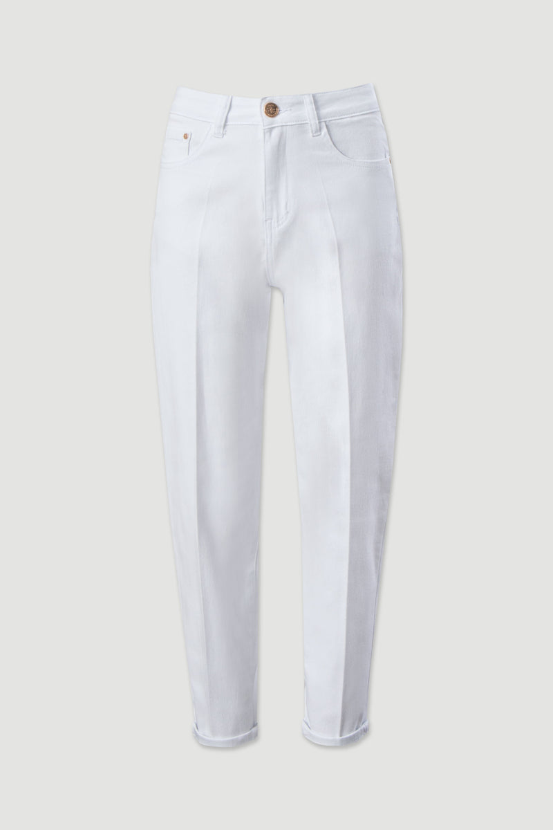 JEANS FERRACHE MOM FIT COM VINCO FRONTAL - Carla Valente