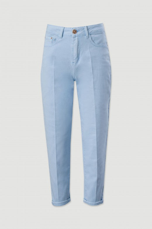 JEANS FERRACHE MOM FIT COM VINCO FRONTAL - Carla Valente