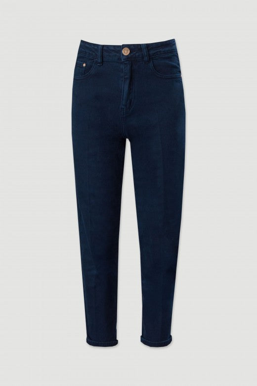 JEANS FERRACHE MOM FIT COM VINCO FRONTAL - Carla Valente