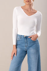 CAMISOLA FERRACHE DE MALHA CANELADA CURTA - Carla Valente