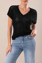 CAMISOLA FERRACHE DE MALHA PERFURA COM DETALHE TRABALHADO - Carla Valente