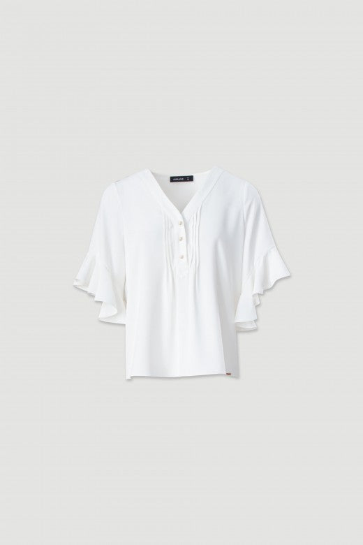 TUNICA FERRACHE FLUÍDA MANGA 3/4 - Carla Valente