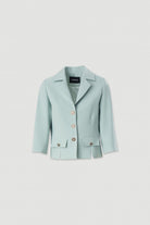 BLAZER FERRACHE CLÁSSICO CURTO COM COLARINHO - Carla Valente