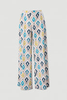 CALÇAS FERRACHE WIDE LEG COM PADRÃO - Carla Valente