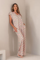 TÚNICA FERRACHE EM MALHA COM ESTAMPADO GEOMÁTRICO DEC V - Carla Valente