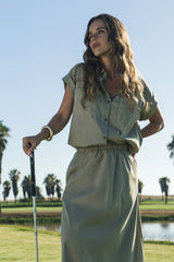 CAMISA FERRACHE DE ALGODÃO COM CORTE DIREITO - Carla Valente