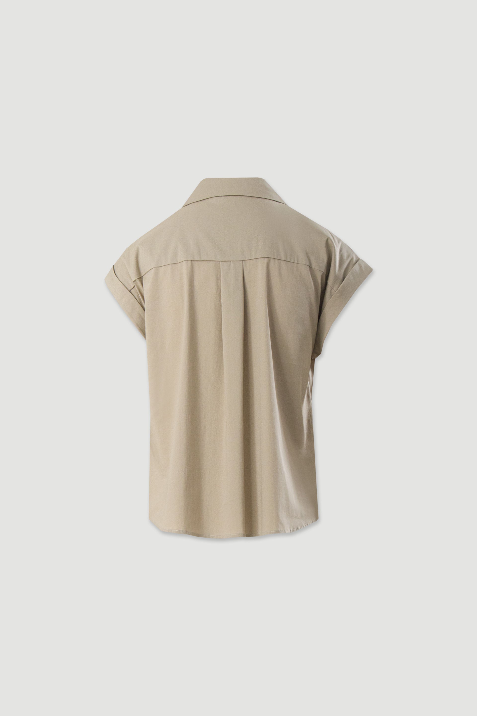 CAMISA FERRACHE DE ALGODÃO COM CORTE DIREITO - Carla Valente