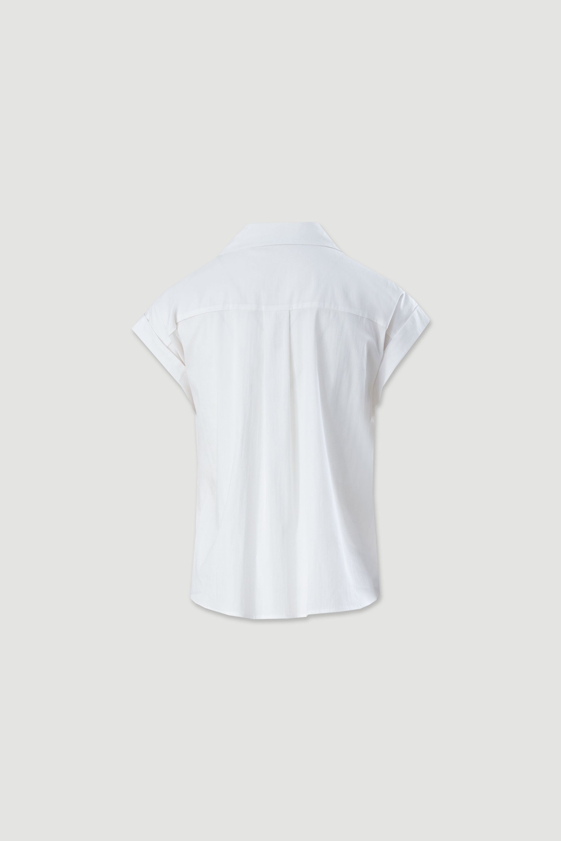 CAMISA FERRACHE DE ALGODÃO COM CORTE DIREITO - Carla Valente