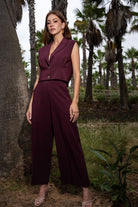 CALÇA FERRACHE CURTA WIDE LEG DE CINTURA SUBIDA - Carla Valente